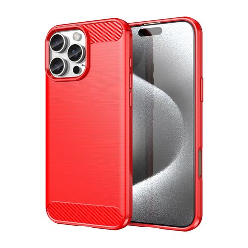 Handyh�lle f�r Apple iPhone 16 Pro Max Case Cover Rot