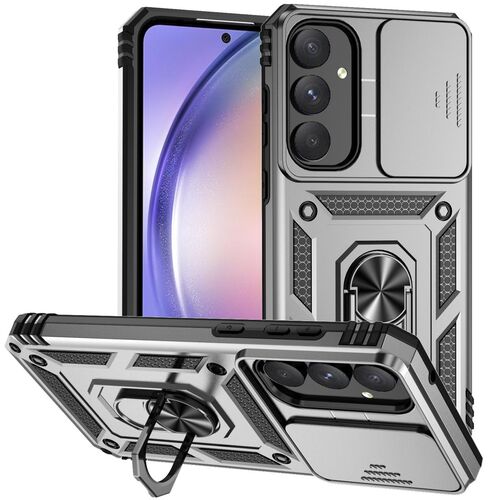 Handyh�lle f�r Samsung Galaxy A55 5G Case Cover Silber