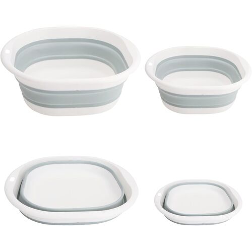 Sp�lsch�ssel Set Camping Faltbar mit Haken 