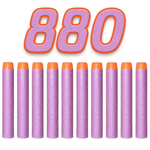 880 Pfeile f�r Nerf Elite 2.0, 7.2cm Pfeile Refill Bullets, Ersatzpfeile Munition Foam Darts f�r Nerf Hasbro Fortnite 