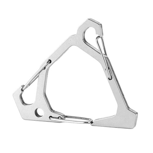 Karabinerhaken Dreieck Karabiner Haken Schnapphaken Schraubkarabiner Edelstahl 