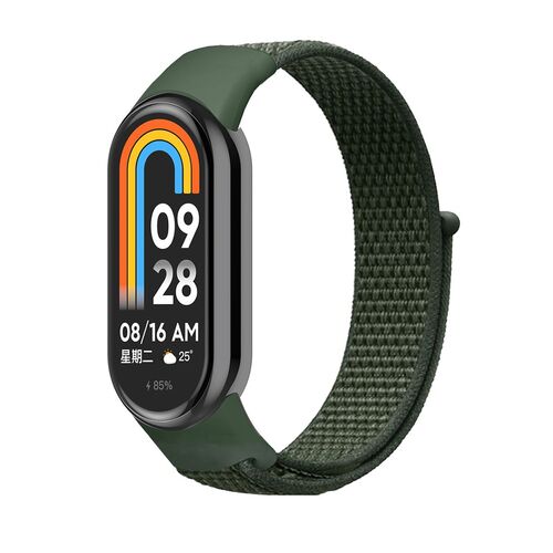 Gewebtes Nylon Loop Uhrenarmband f�r Xiaomi Mi Band 8 