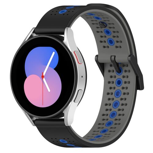 Silikon Armband 20mm Uhrenarmband f�r Samsung Galaxy Watch 4 5 Classic Pro Loop 