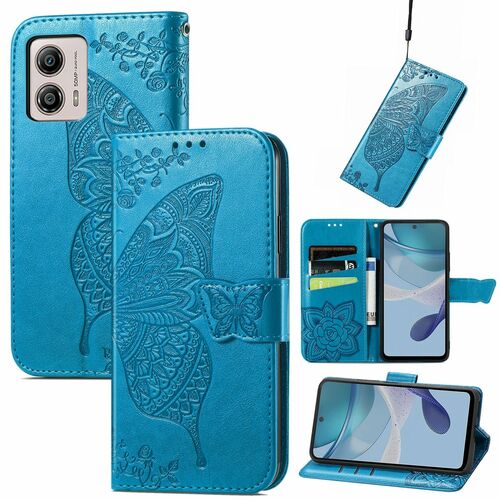 Schutzh�lle Handyh�lle f�r Motorola Moto E13 Case Cover Kartenfach 