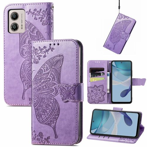 Schutzh�lle Handyh�lle f�r Motorola Moto E13 Case Cover Kartenfach 
