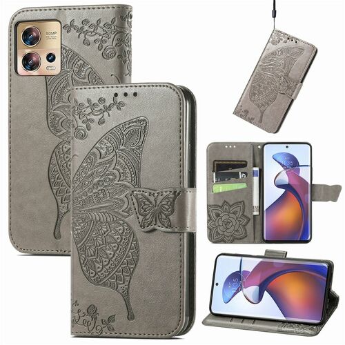 Schutzh�lle Handyh�lle f�r Motorola Edge 30 Fusion Case Cover Kartenfach 