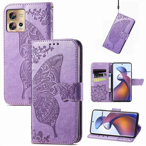 Schutzh�lle Handyh�lle f�r Motorola Edge 30 Fusion Case Cover Kartenfach 