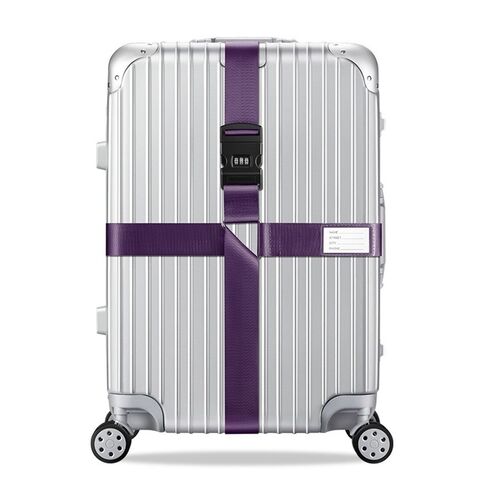 Koffergurt Kreuz Gep�ckgurt Kofferband Zahlenschloss Verstellbar Gurt Koffer 