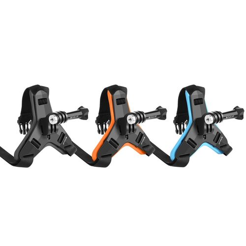 Motorradhelm Kinnriemenhalterung f�r GoPro, DJI Osmo Action und andere Action-Kameras