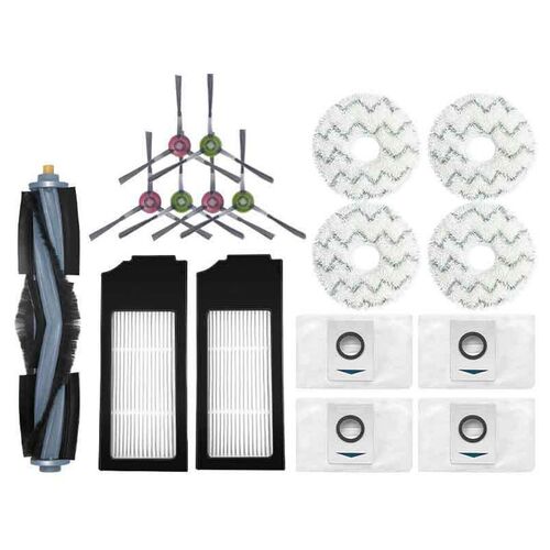 Zubeh�r Set Ersatzteile Kit f�r Ecovacs Deebot X1 OMNI Plus Turbo B�rste Beutel