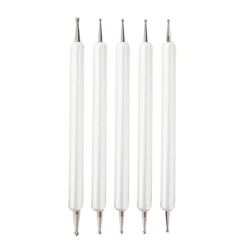 5er Nagel Punktierstift Set Doppelseitig Punktierung Werkzeug DIY Nagel Desing 