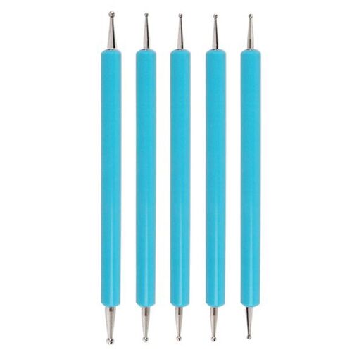 5er Nagel Punktierstift Set Doppelseitig Punktierung Werkzeug DIY Nagel Desing 