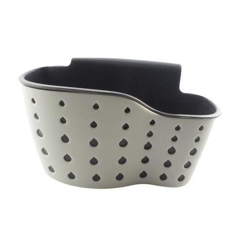 K�chenorganizer - Wasserhahn-Reinigungsschwamm und Seifenhalter 