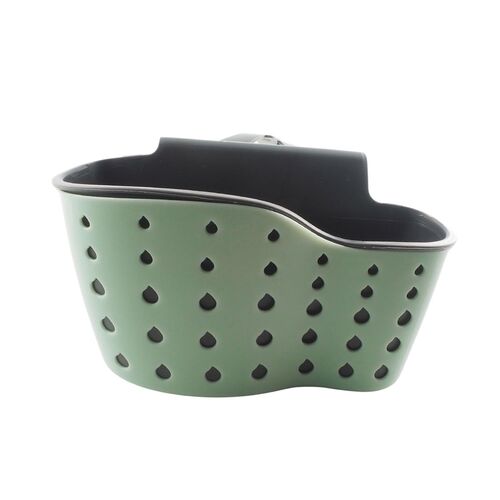 K�chenorganizer - Wasserhahn-Reinigungsschwamm und Seifenhalter 