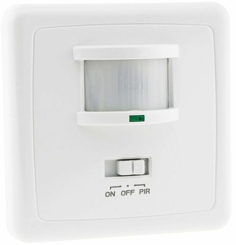 Unterputz PIR-Bewegungsmelder 160- LED geeignet, 3-Draht Technik, wei�