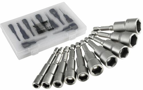 Bitsatz Steckschl�ssel MAGNETIC 10-tlg. 6, 7, 8, 9, 10, 11, 12, 13, 14, 15mm