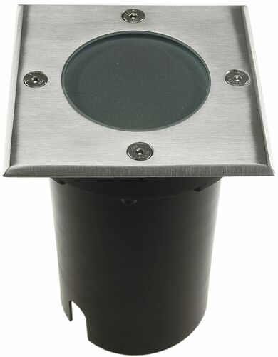 Bodenleuchte BEL Uni Q 10x10x14cm, IP65, GU10 Fassung, 4eckig