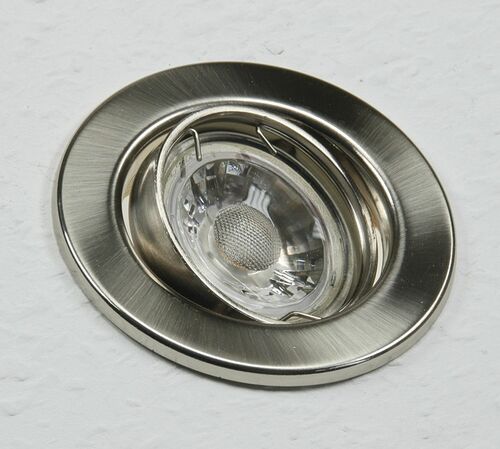 Decken-Einbaustrahler SR90 chrom-matt schwenkbar,  88mm, f�r 50mm Lampen