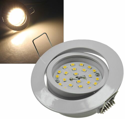 LED-Einbauleuchte Flat-32dim warmweiß 80x32mm, 5W, 420lm, weißes