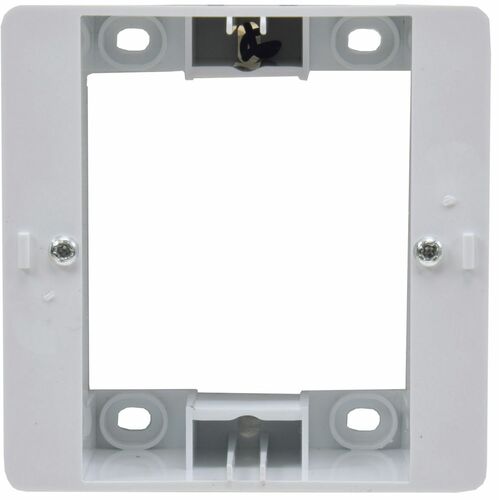 DELPHI Aufputz-Rahmen, wei� 80x80x45mm, mit Montagebohrung