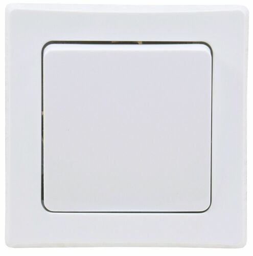 DELPHI Wechsel-Schalter, UP, wei 250V~/ 10A, inkl. Rahmen, Klemmanschluss