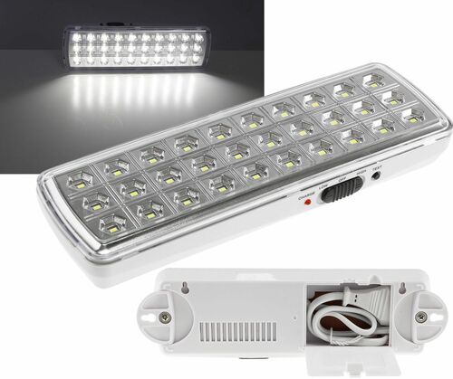 LED Notleuchte CTNL-30 SMD 205x65x30mm Lithium Akku 3,7V/1200mAh, nur 2W