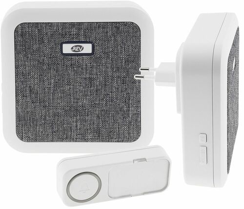 Funk T�rklingel Orchestra Steckdosenv. bis 150m, 52 Melodien, Taster IP55