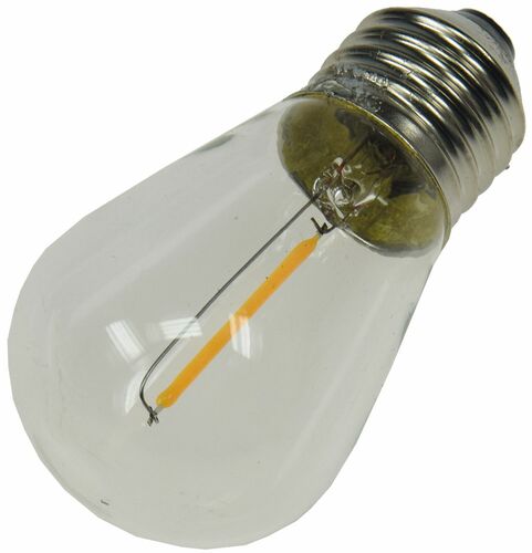 Ersatz-Lampe Filament E27 12V / 0,8W f�r Biergarten-Lichterkette CT-BGL 15
