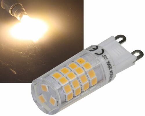 LED Stiftsockel G9, 4W, 270lm 3000k, 330-, 230V, warmwei�