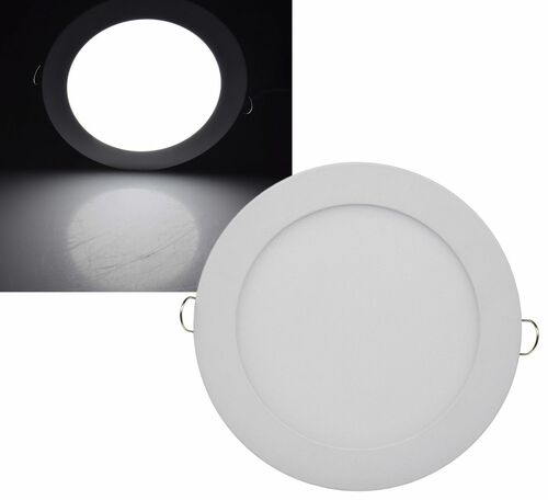 LED Licht-Panel QCP-17R,  17cm 230V, 12W, 870 Lumen,4200K / neutralwei�