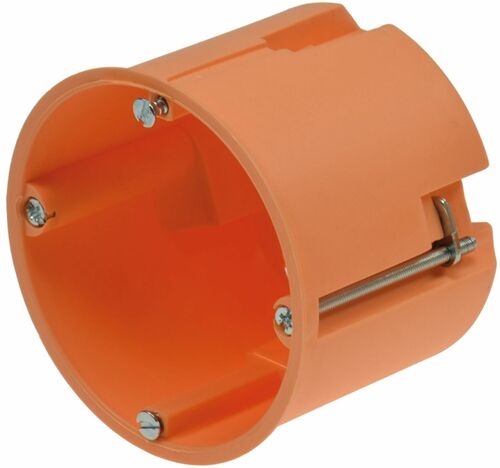 Hohlwanddose  68 x 60mm inkl. Ger�teschrauben, orange
