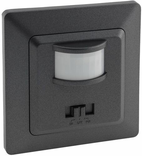 MILOS Bewegungsmelder 160-, anthrazit LED geeignet,  250V~, Unterputz, 3-Draht