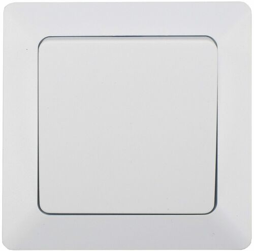 MILOS Kreuzschalter wei� matt 250V~/ 10A, inkl. Rahmen, UP