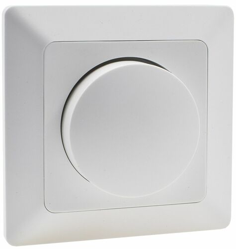 MILOS Dimmer f�r LED Lampen wei� matt 250V~/ 3-60W, inkl. Rahmen, UP