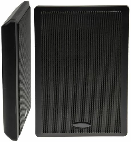 Flatpanel-Lautsprecher, 40W, schwarz Surround, 4 Ohm, 86dB, 2-Wege, Paar