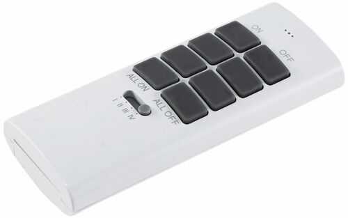Fernbedienung f�r Pilota Casa 433,92MHz, 3 Kan�le, Tasten EIN / AUS