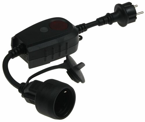 Zwischenstecker mit D�mmerungsschalter und Zeitvorwahl (1- 9 Std.) �ber Display