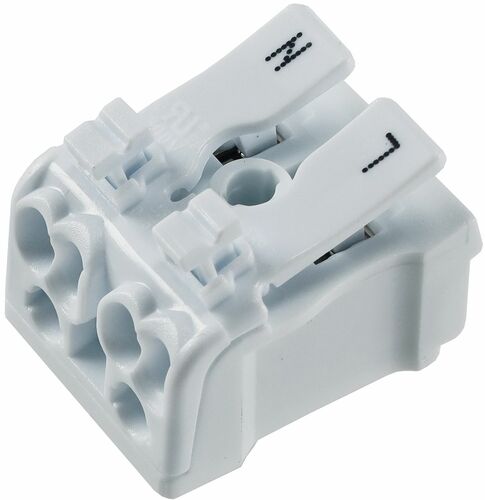 L�sterklemme, 2-polig mit Hebel 0,75-2,5mm�, max. 16A