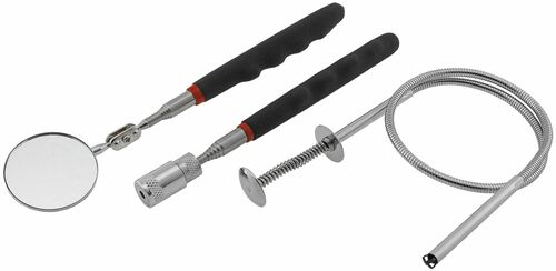 Pick up Tool Set  CT-3in1 3 Tools Spiegel, LED mit Magnet,flexibel Greifer