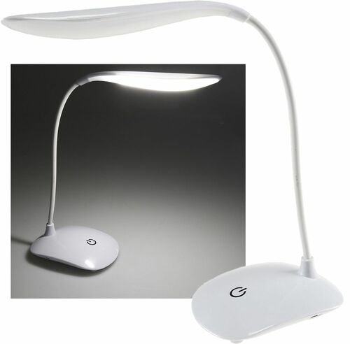 LED Tischleuchte mit Touch-Schalter Schwanenhals, 3 Helligkeitsstufen