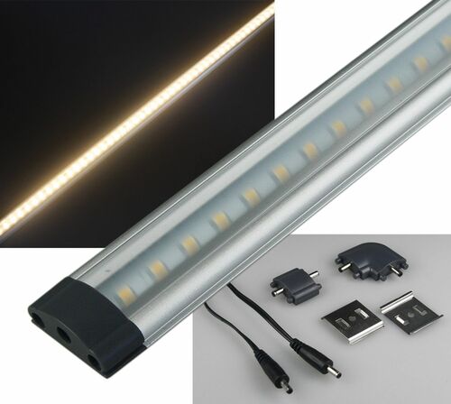 LED Unterbauleuchte CT-FL50 50cm 410lm, 5 Watt, 3000K / warmwei�