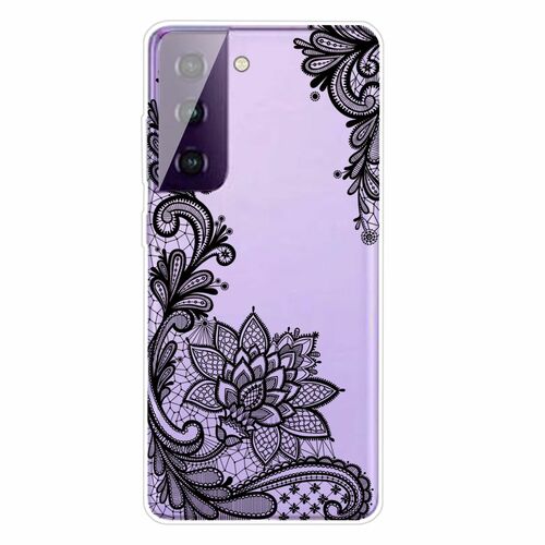 Samsung Galaxy S21 Plus Handyh�lle Ultra D�nn Schutzcase Cover Lotusblume Transparent