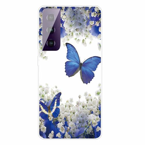 Samsung Galaxy S21 Plus Handyh�lle Ultra D�nn Schutzcase Cover Schmetterling Transparent