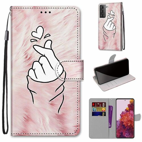 Samsung Galaxy S21 Tasche Handy H�lle Schutz-Cover Flip-Case mit Kartenfach Hand
