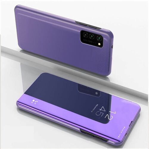 Samsung Galaxy S21 Ultra Handyh�lle Schutztasche 360 Grad Mirror Cover Violett