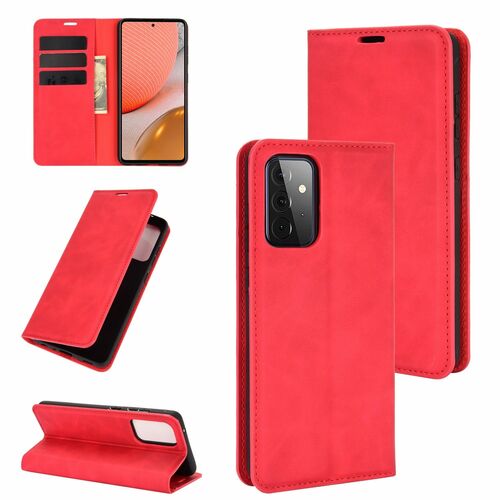 Samsung Galaxy A72 5G Handyhlle Schutztasche Case Cover Klapptasche Rot
