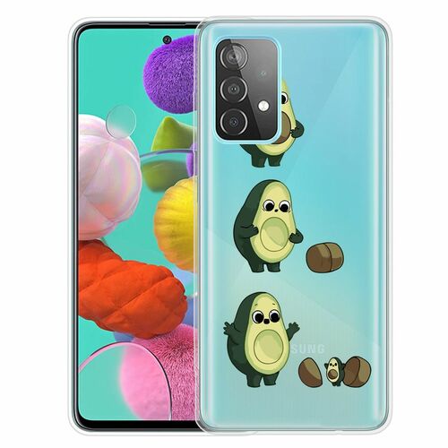 Samsung Galaxy A32 5G Handyh�lle Ultra D�nn Schutzcase Cover Avocado Transparent