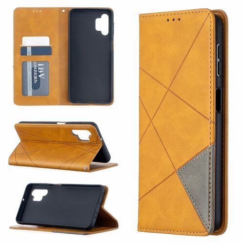 Samsung Galaxy A32 5G Handyh�lle Schutztasche Case Cover Klapptasche Gelb