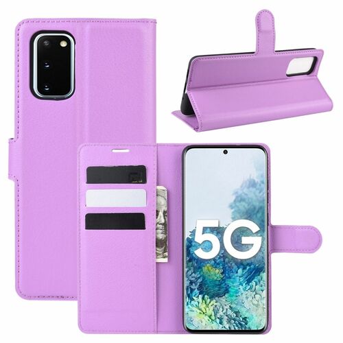 Samsung Galaxy S20 FE Handyh�lle Schutztasche Case Cover Klapptasche Violett