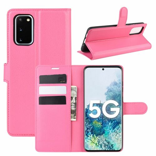 Samsung Galaxy S20 FE Handyh�lle Schutztasche Case Cover Klapptasche Rosa
